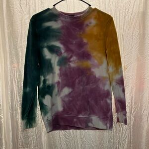 art class Green and Purple Tie-Dye Hoodie
